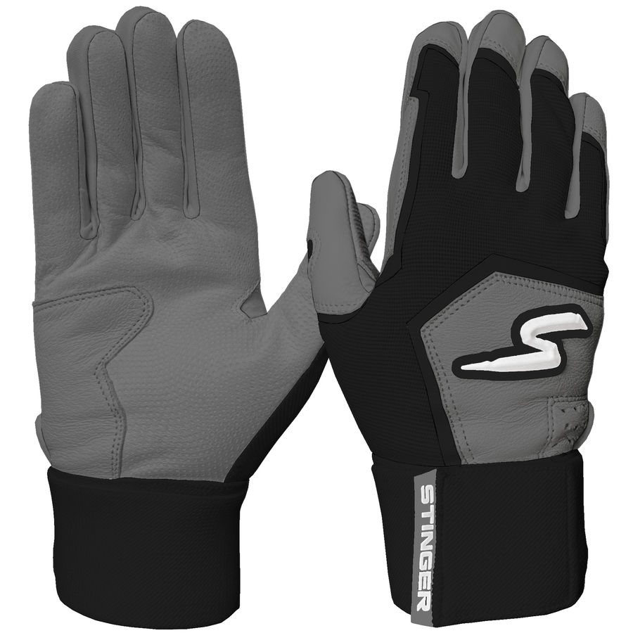 Winder Series Batting Gloves - Graphite & Black