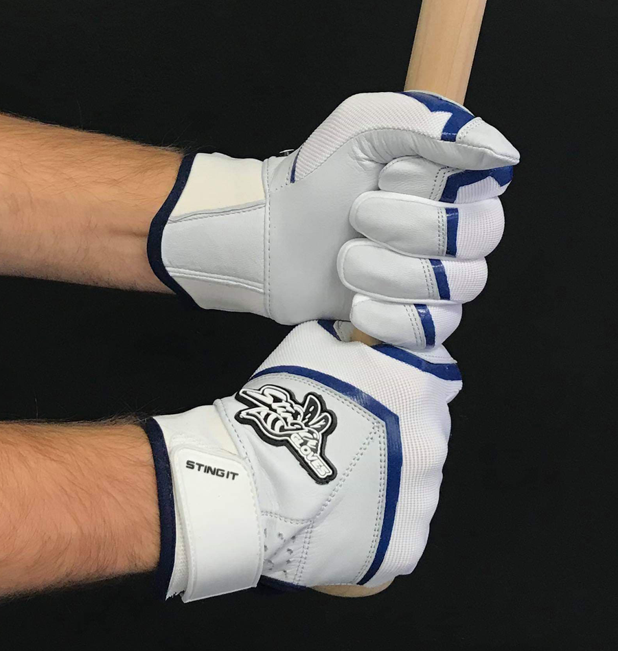 Sting Squad Batting Gloves - Navy Blue
