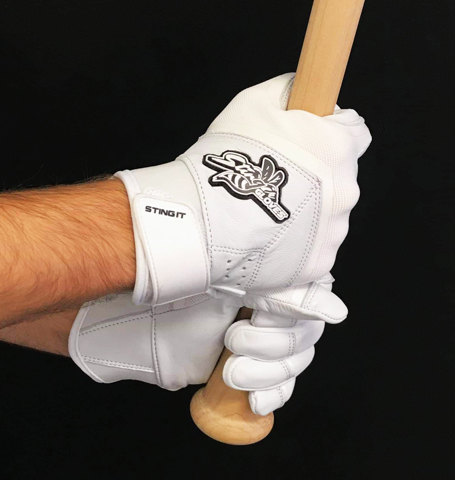 Sting Squad Batting Gloves - White Out