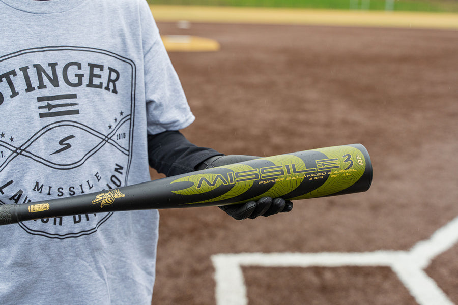 Missile 3 Aluminum USSSA Certified -8 Baseball Bat