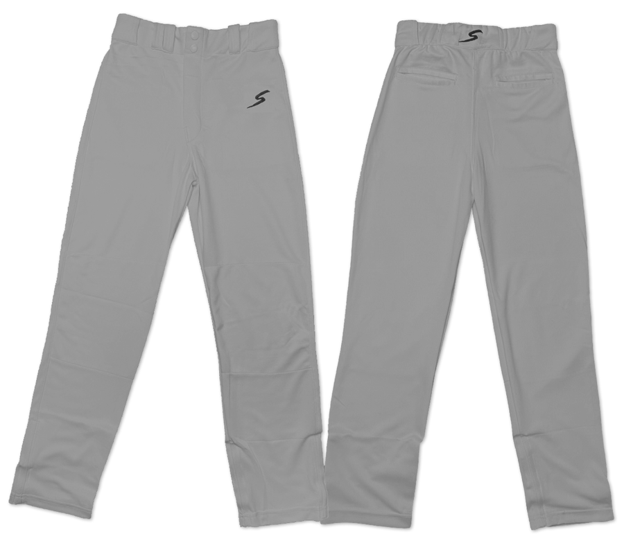 Stinger Premium Pro Style Full Length Gray Baseball Pant
