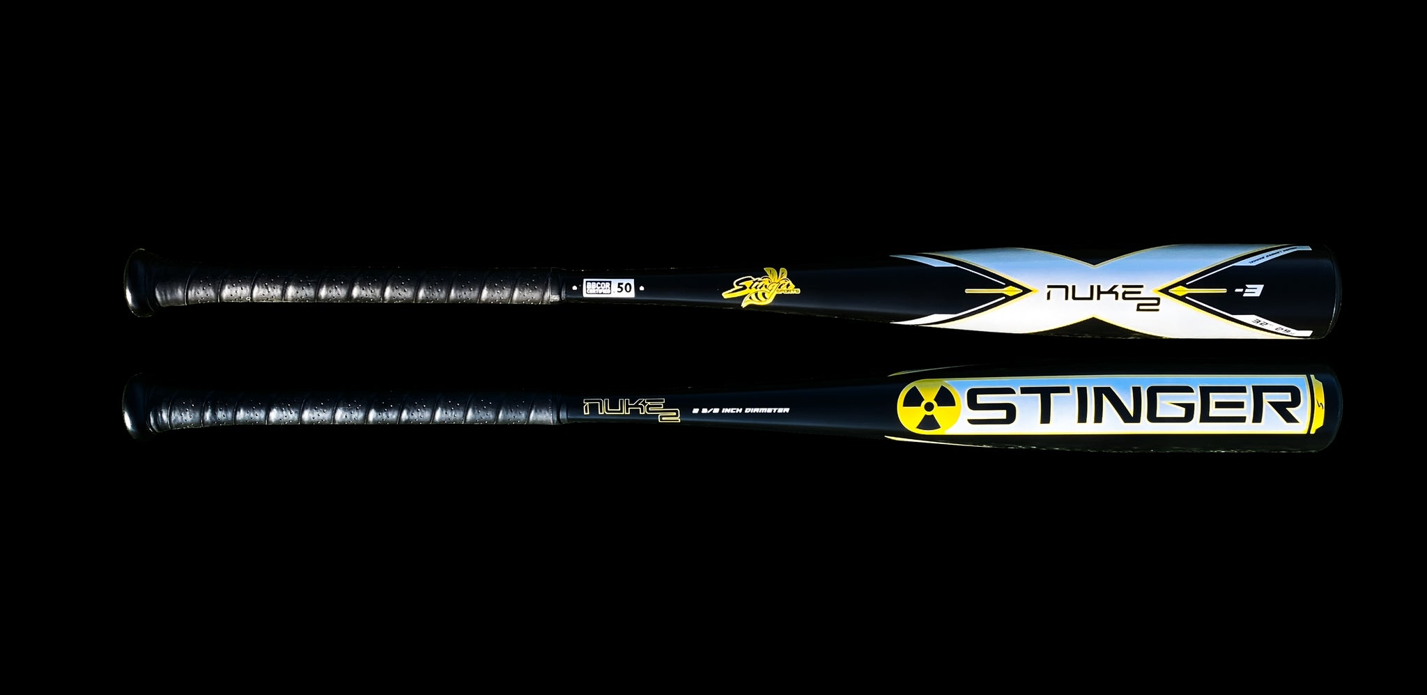 2022 NUKE 2 Aluminum BBCOR Certified 3 Baseball Bat Stinger Sports