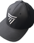 The Swingman_ Black and Graphite Flexfit Hat