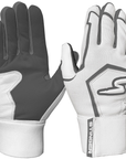 Stinger Winder Series Gray & White Batting Gloves