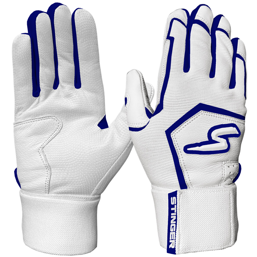 Stinger Winder Series Navy & White Batting Gloves