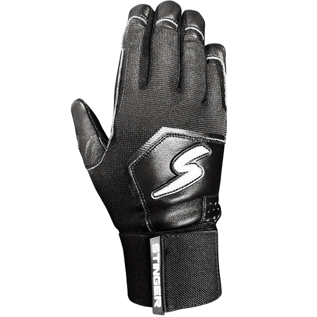 Stinger Winder Series Smoke Gray Premium Batting Gloves Stinger Sports
