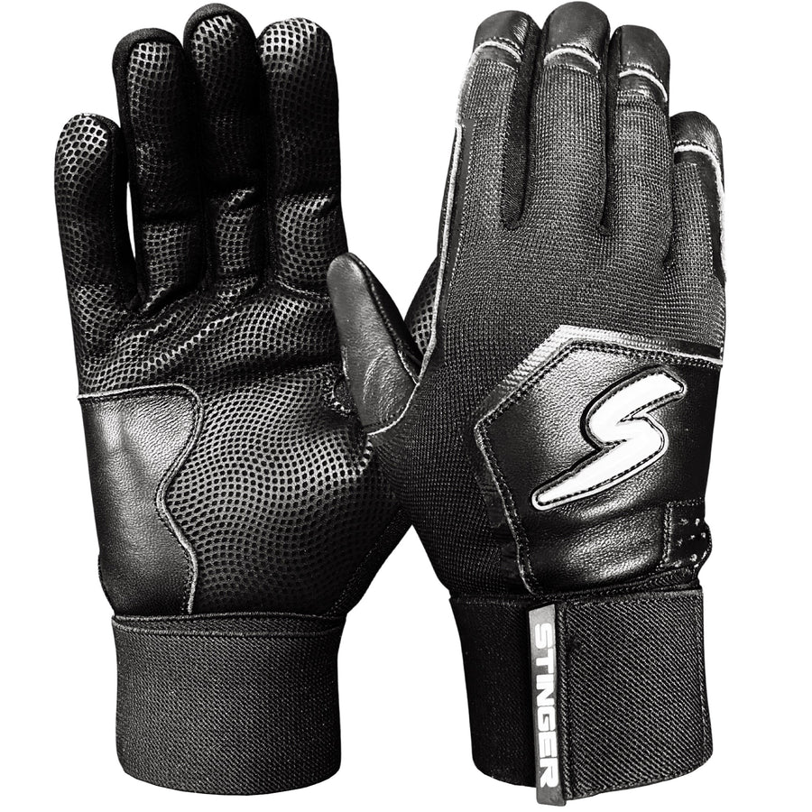 Stinger Winder Series Black-Out Batting Gloves