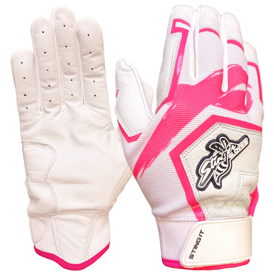 Sting Squad Batting Gloves - Pink Breast Cancer Awareness