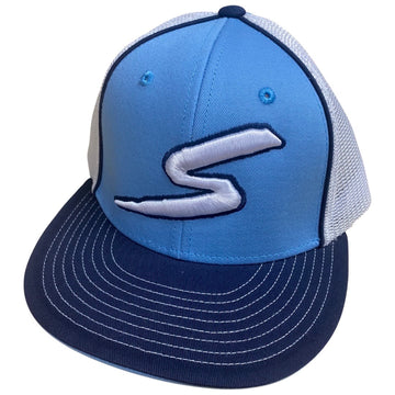 Stinger Carolina Blue & Navy Fitted Meshback Hat