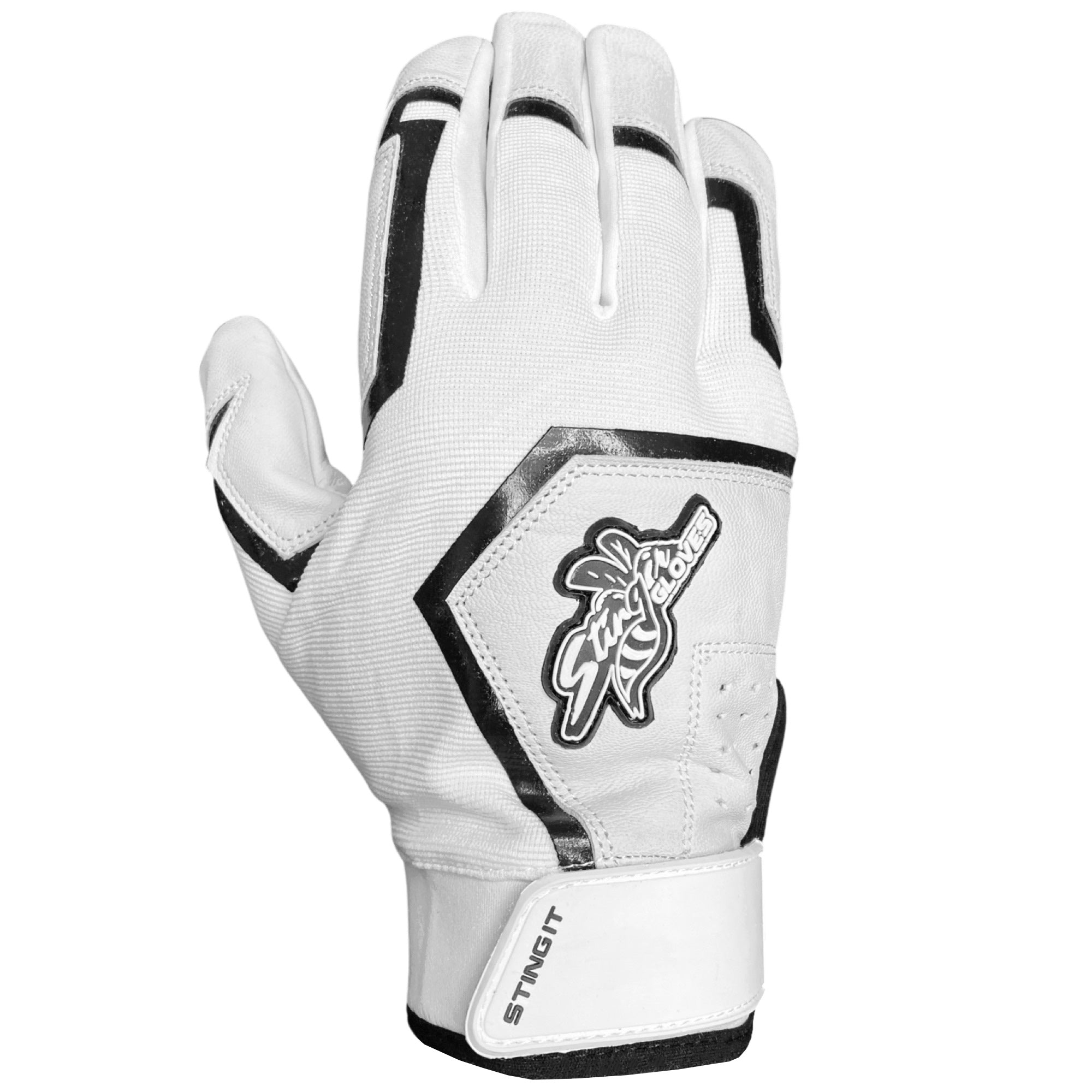 Sting Squad Black Batting Gloves Stinger Sports