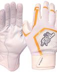 Sting Squad Batting Gloves - White & Gold