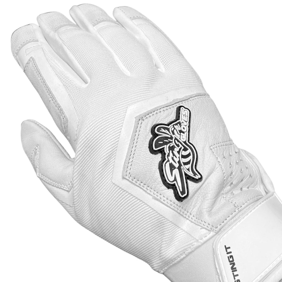 Sting Squad Batting Gloves - White Out